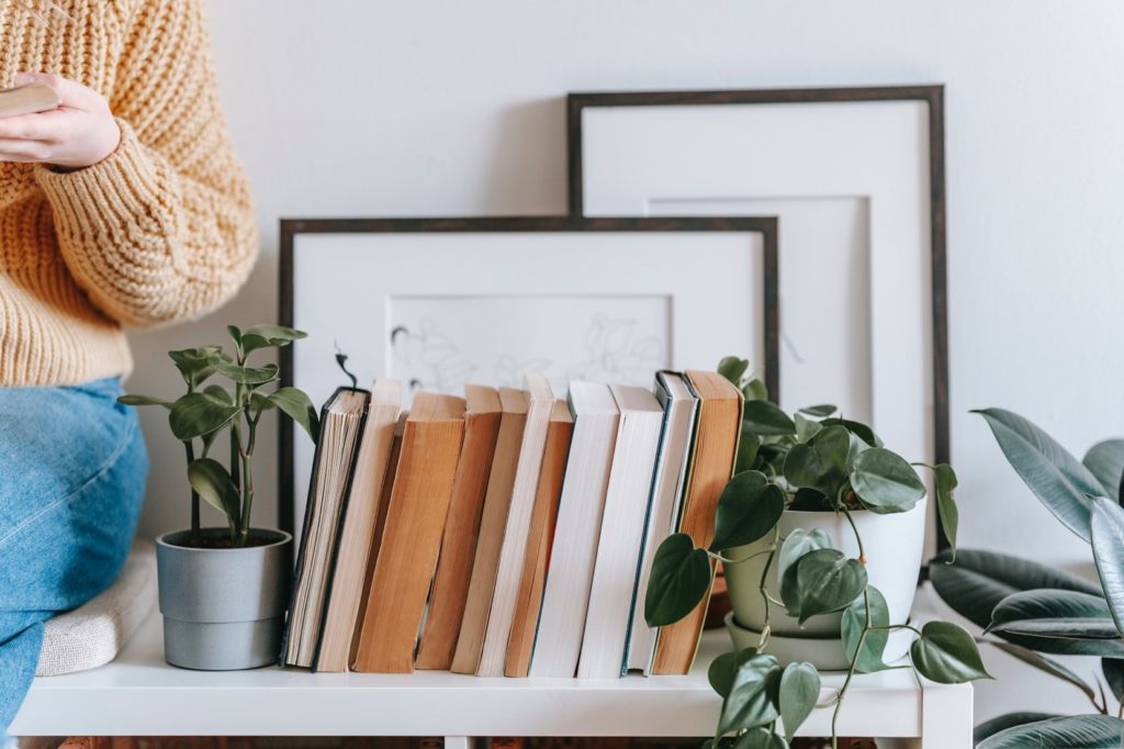 plant on books 