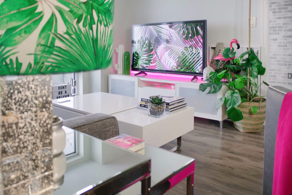 Funky Tropical Family Room 