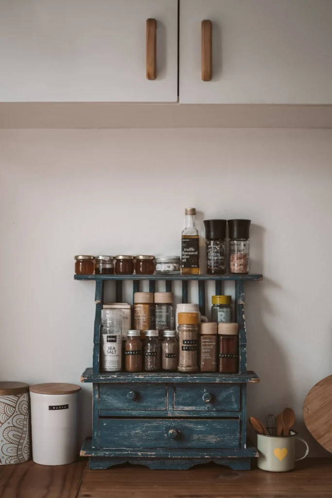 Gorgeous Spice Rack Filled with Around-the-World Flavor